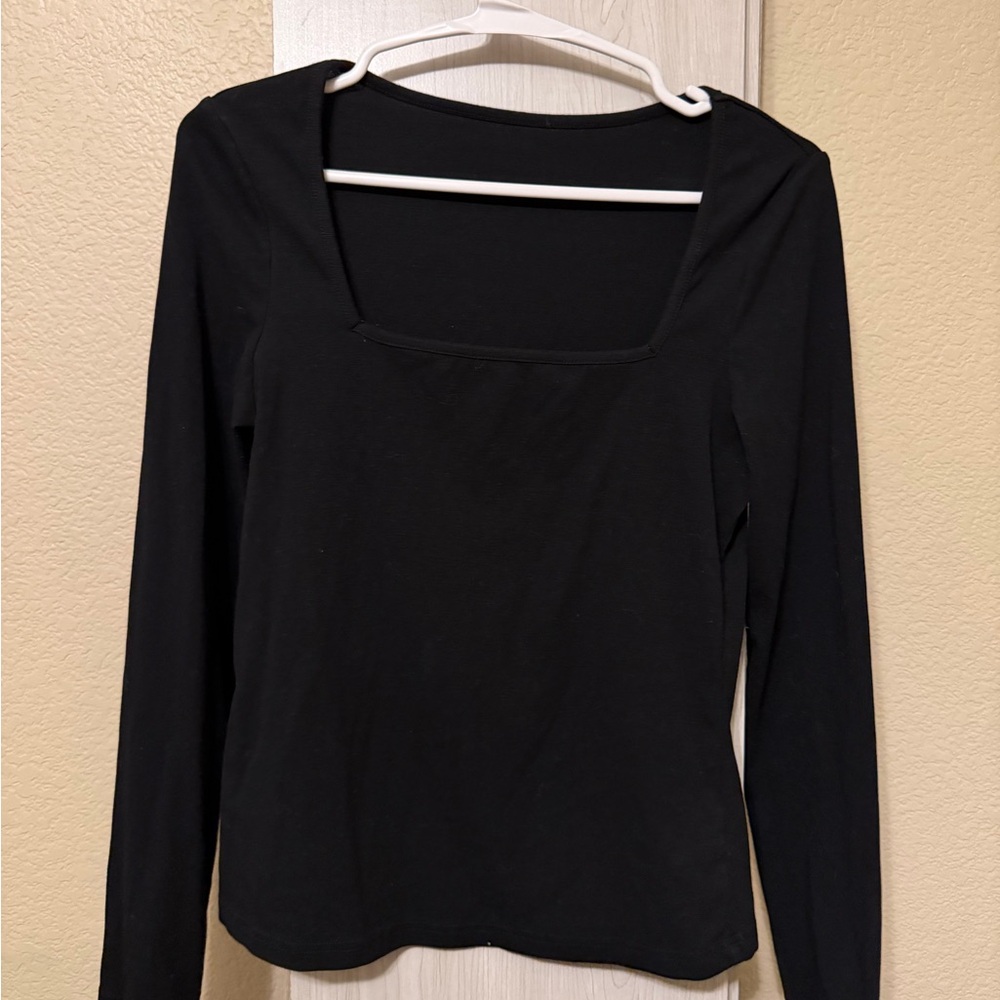 Black Long Sleeve Women's Top